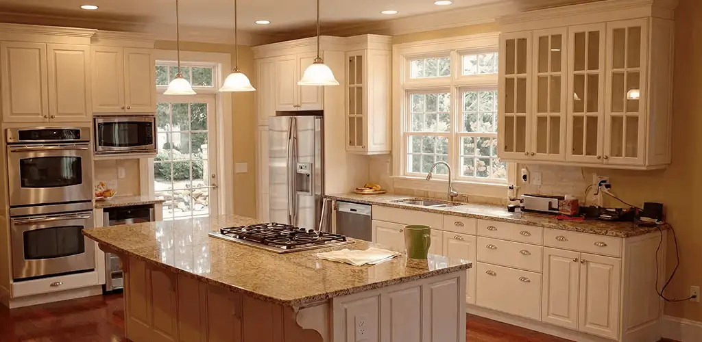 Custom cabinet door installation and kitchen upgrade in Eugene, OR